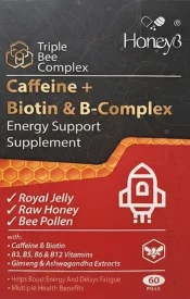 قرص مکمل رفع خستگی و افزایش انرژی هانی تری (Honey3 Energy ) | بندار دارو درمان نوین