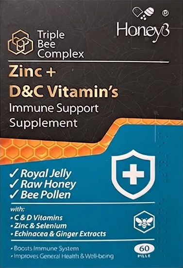 قرص تقویت سیستم ایمنی هانی تری ( Honey3 Immune ) | دفاع بدن و انرژی | بندار دارو درمان نوین